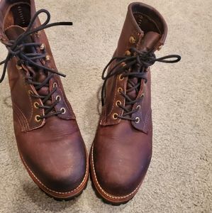 Original Chippewa boots, 6" Gaucho  Crazy Horse, outsole Vibran Lug, siz…